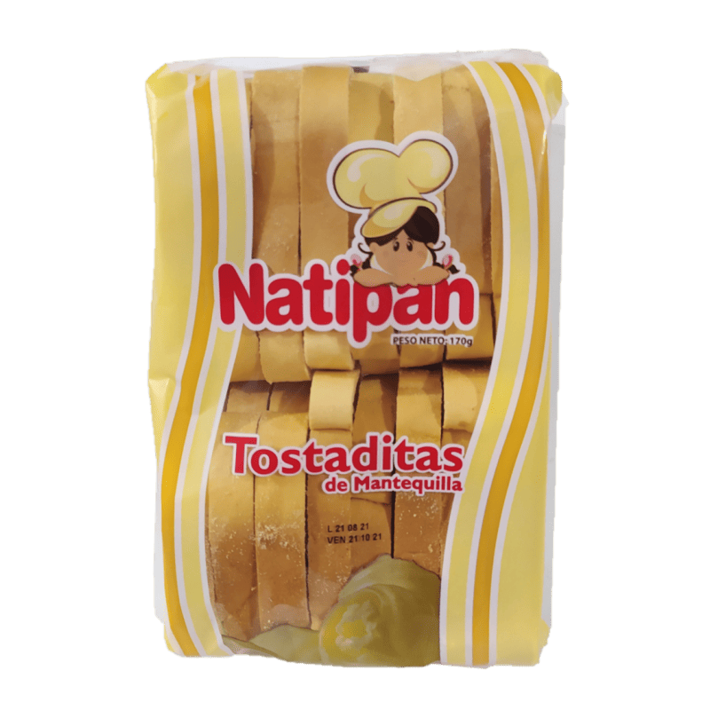 TOSTADITAS NATIPAN MANTEQ*170G