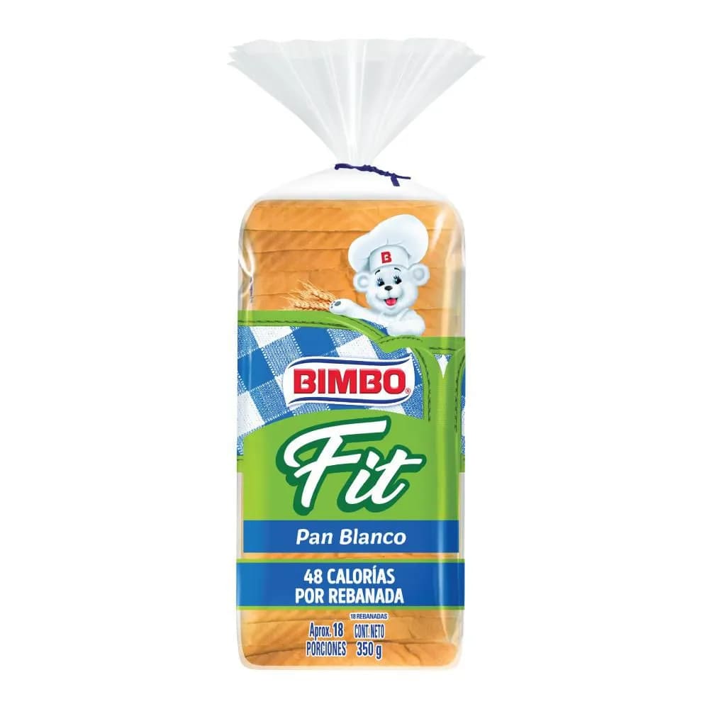 PAN TAJADO BIMBO FIT BLANC*350G