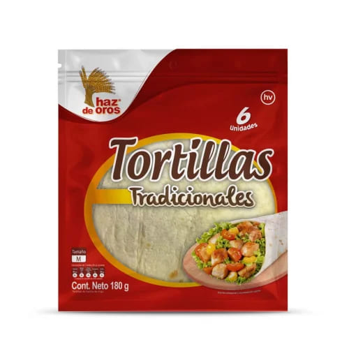 TORTILLAS HAZ DE OROS TRADICI *180GR