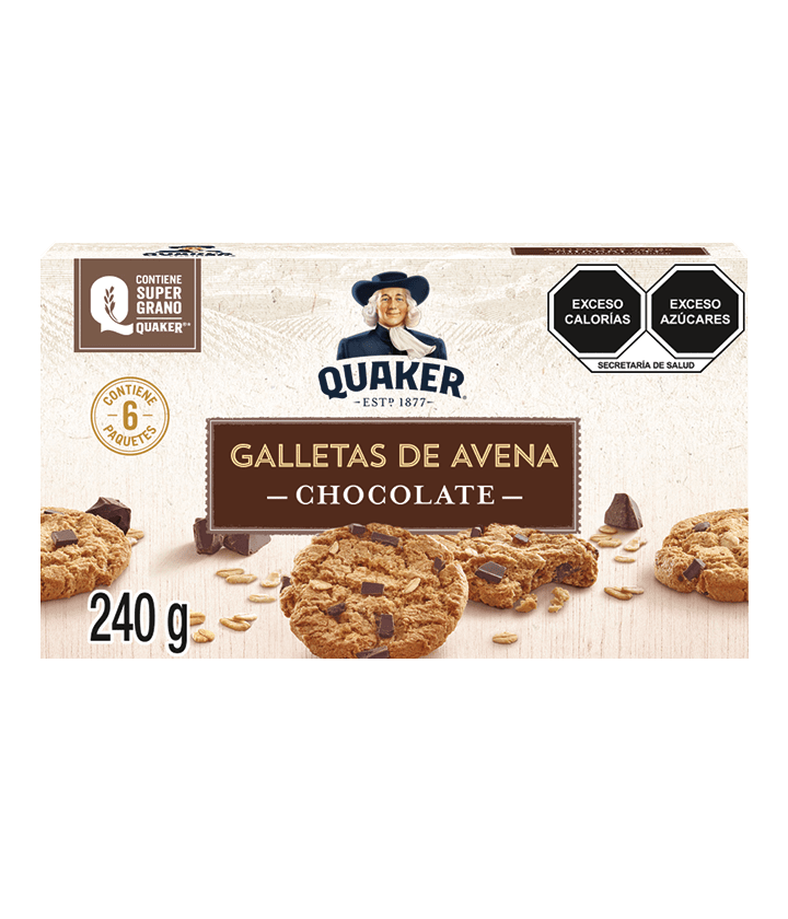 GALLETA QUAKER CHOCOLATE * 6