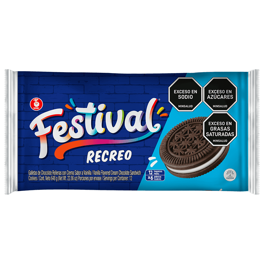 GALLETA FESTIVAL RECREO*12U