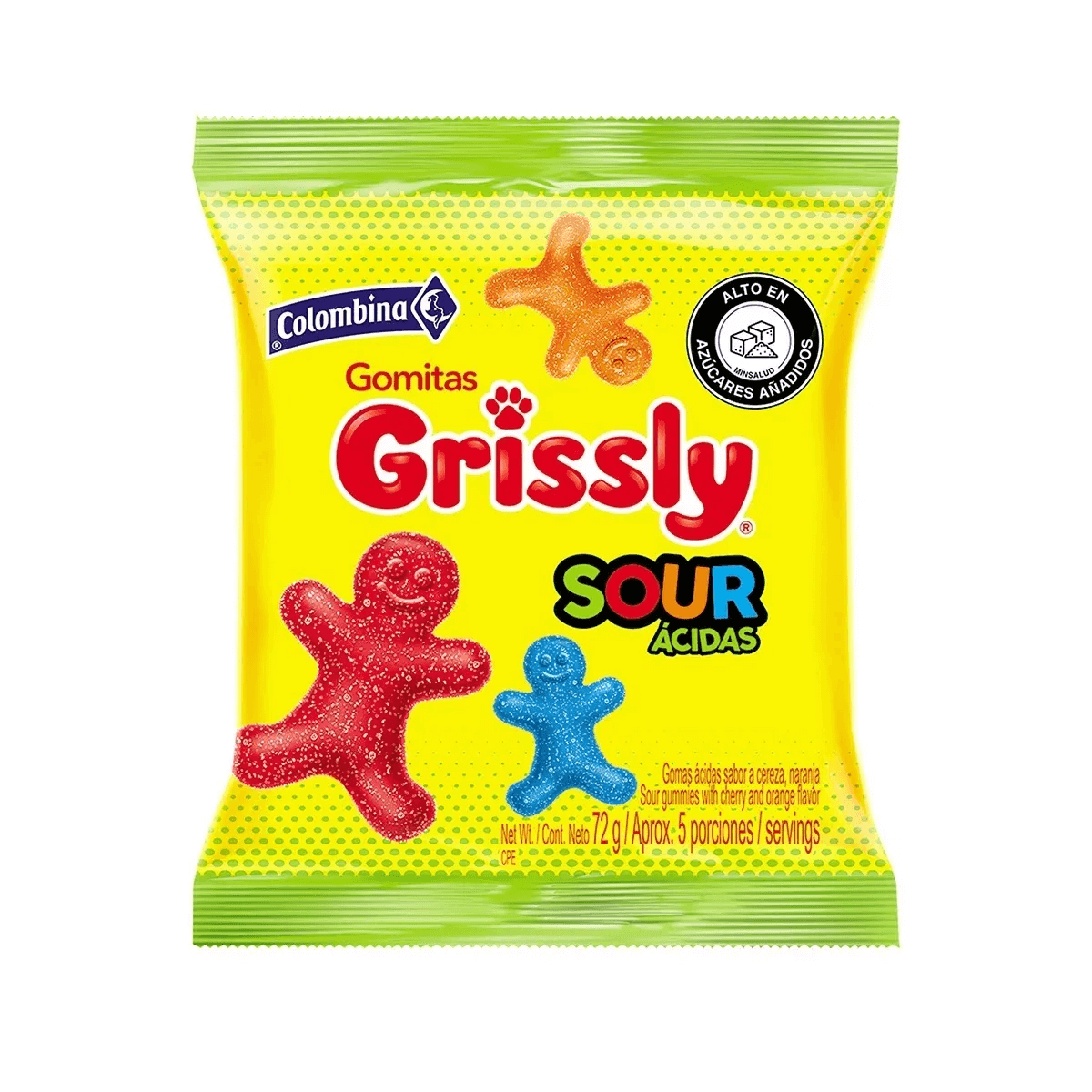 GOMITA GRISSLY SOUR * 72GR