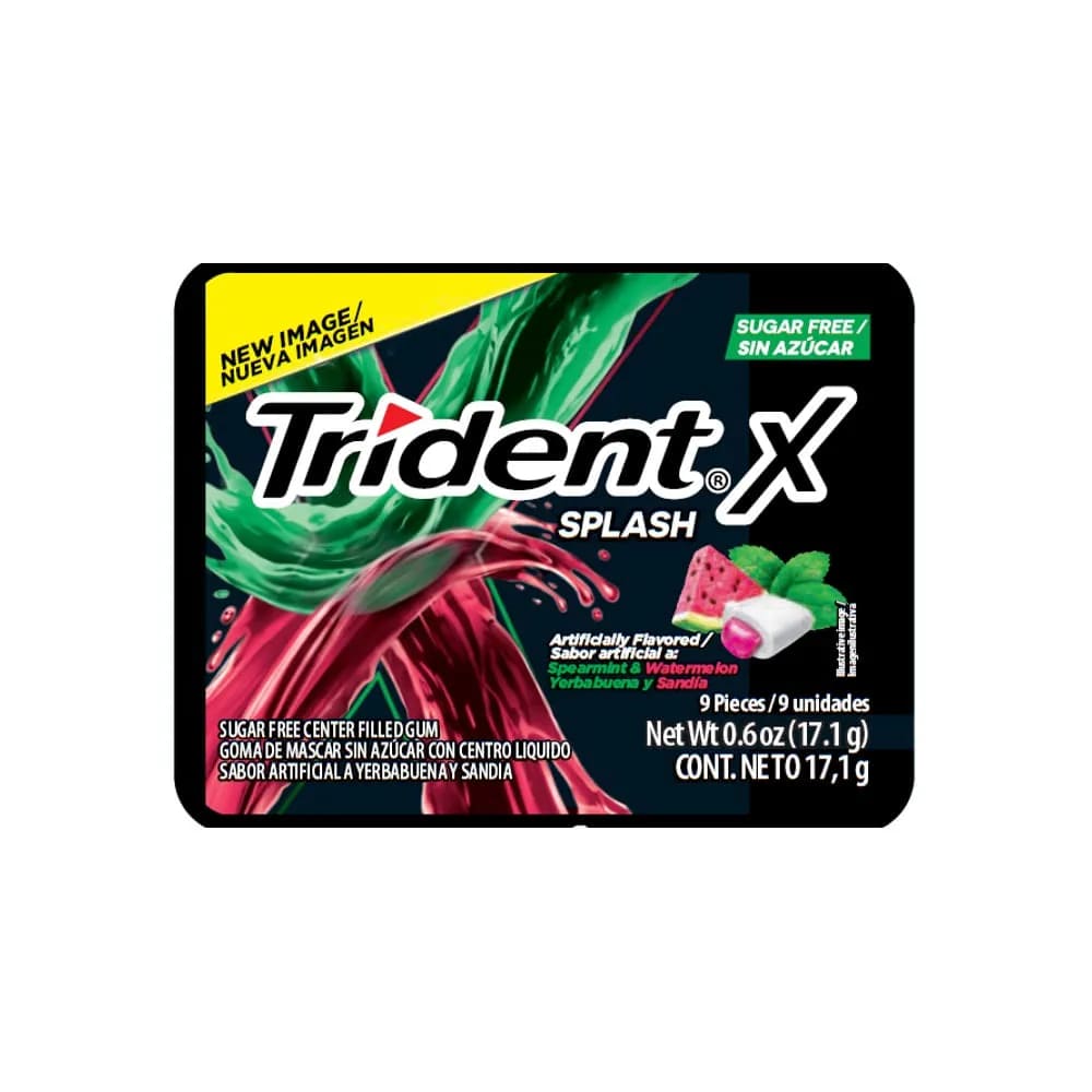 TRIDENT SPLASH YERBABUENA SANDIA*10UND
