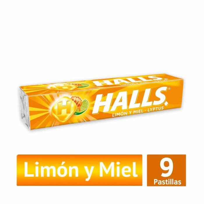 HALLS BARRA MIEL LIMON UNID