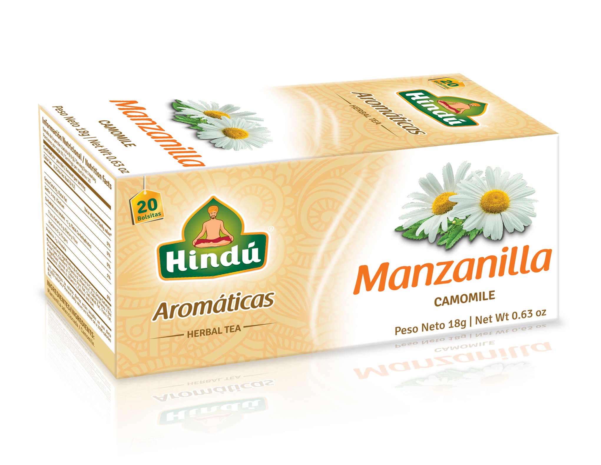 AROMATICA HINDU  MANZANILLA* 20 BOL