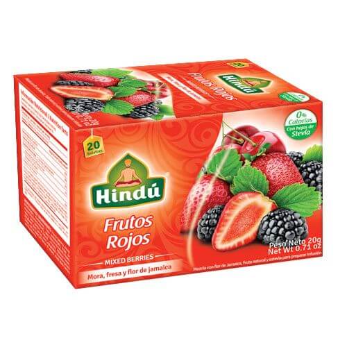 TE HINDU FRUTOS ROJOS 20 X 20 GR