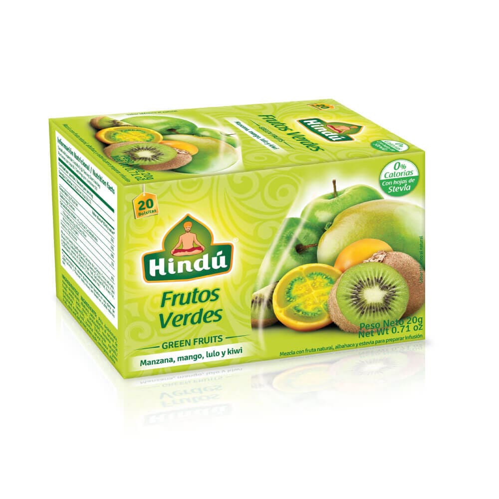 TE HINDU FRUTOS VERDES* 20 BOLSI