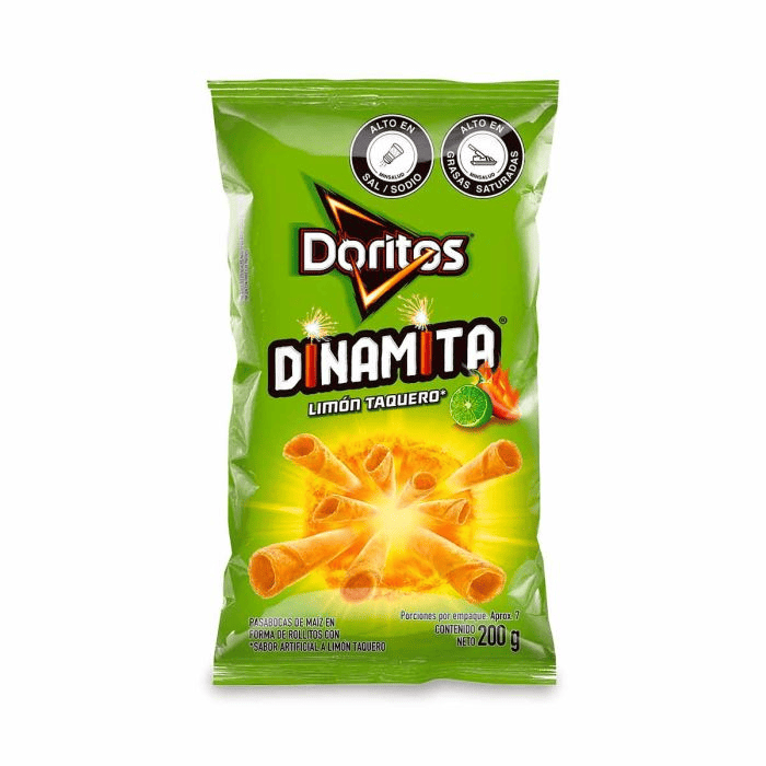 DORITOS FRITOLAY DINAMITA LIMON X 200 GR