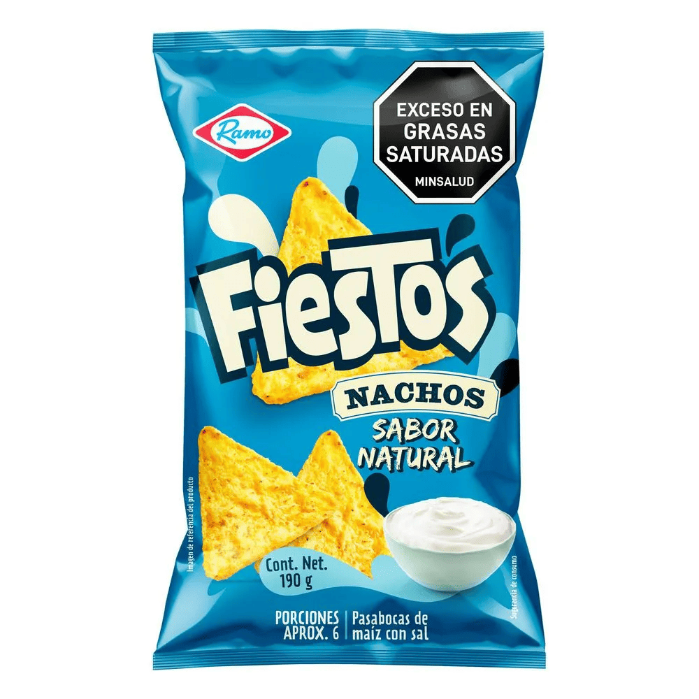 NACHOS FIESTOS RAMO NATURAL * 190GR