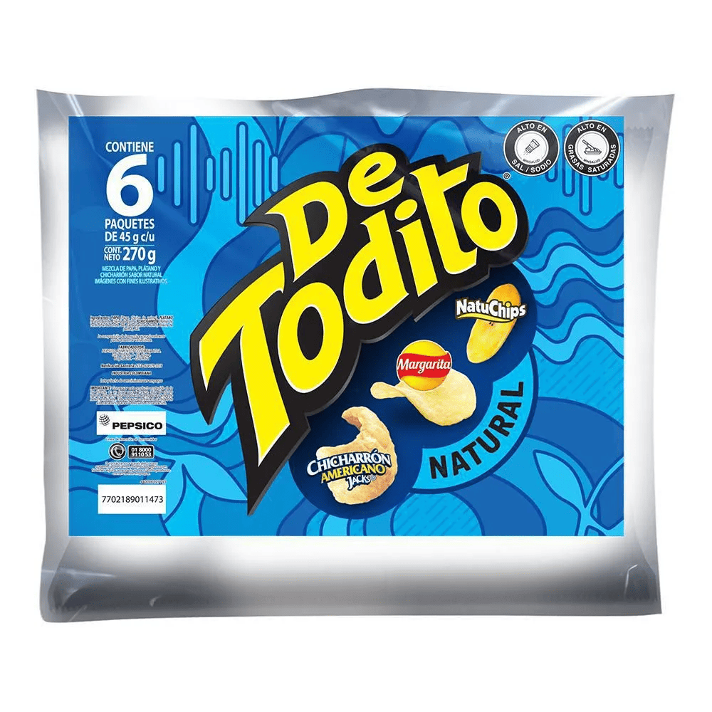 DETODITO FRITO LAY NATURAL * 6