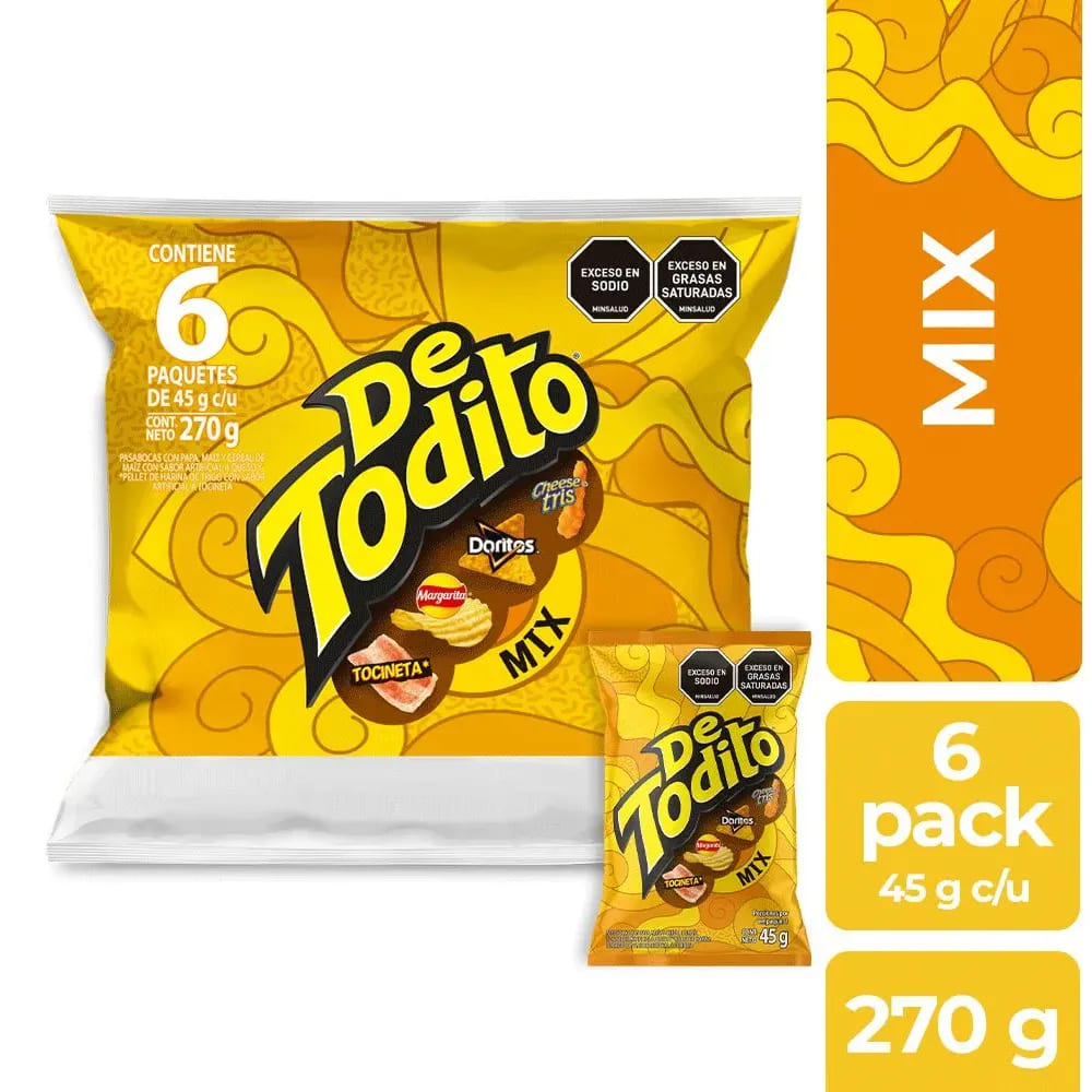 DETODITO FRITO LAY MIX * 6