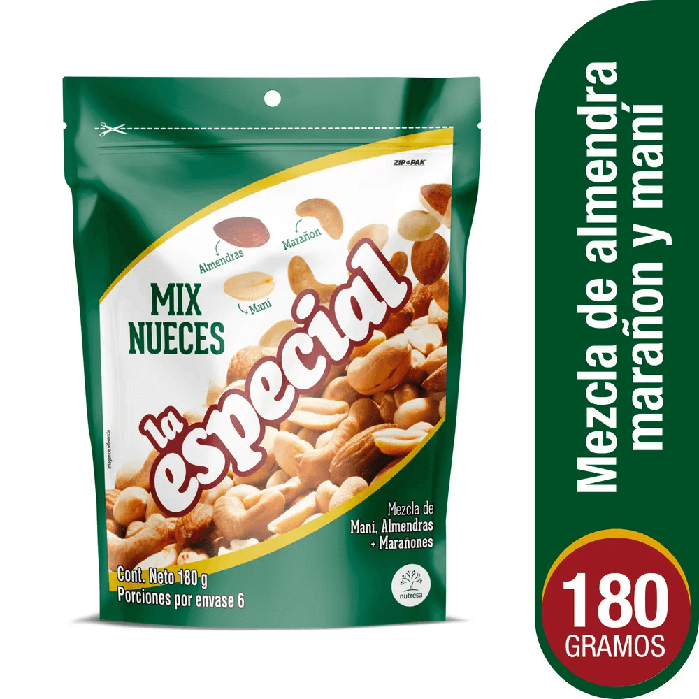 MANI LA ESPECIAL MIX NUECES*180G