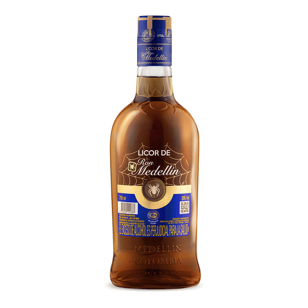 LICOR DE RON MEDELLIN* 375ML