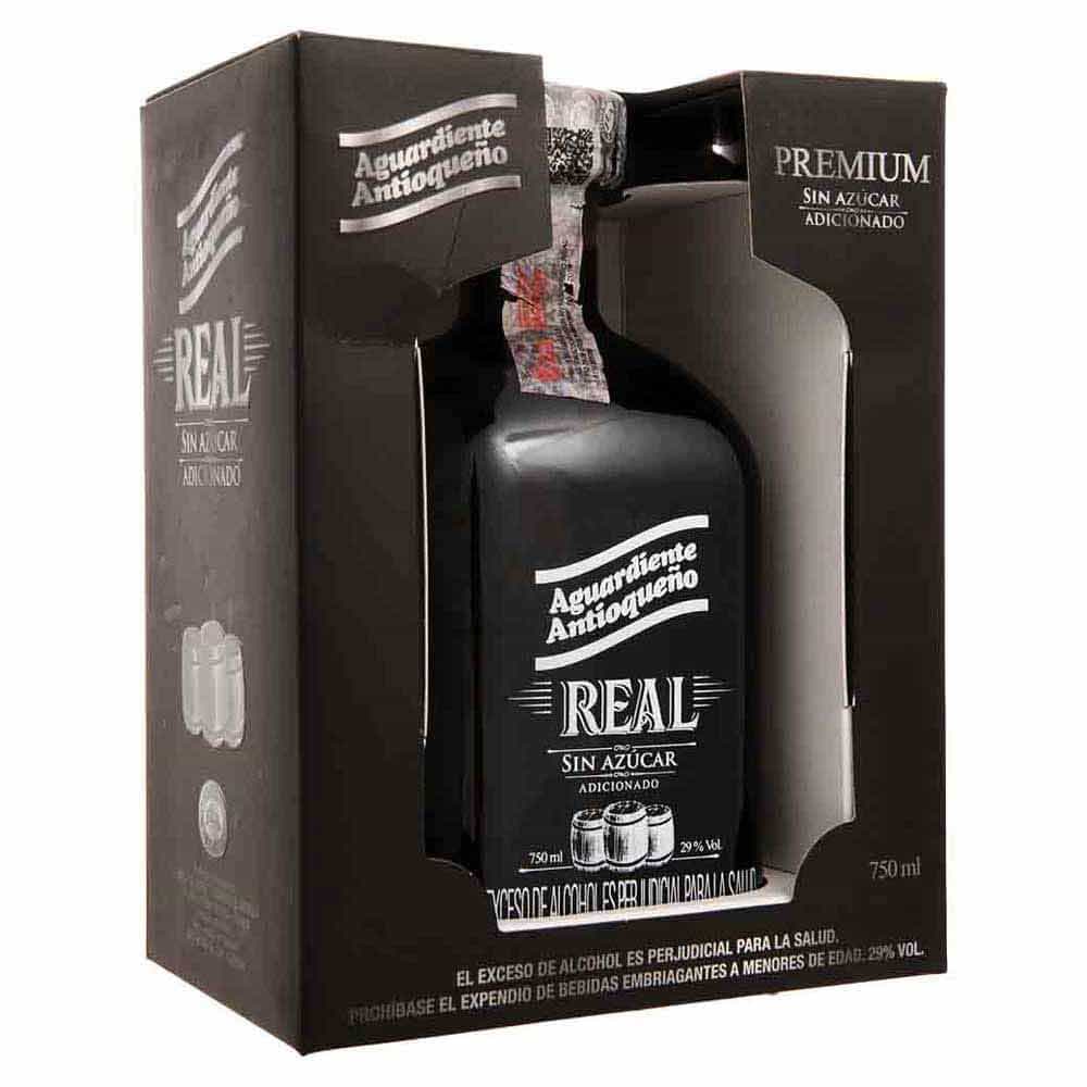 AGUARDIENTE ANT REAL S/AZUC*750ML