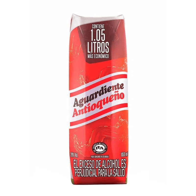 AGUARDIENTE ANT ROJO TETRA*1050ML