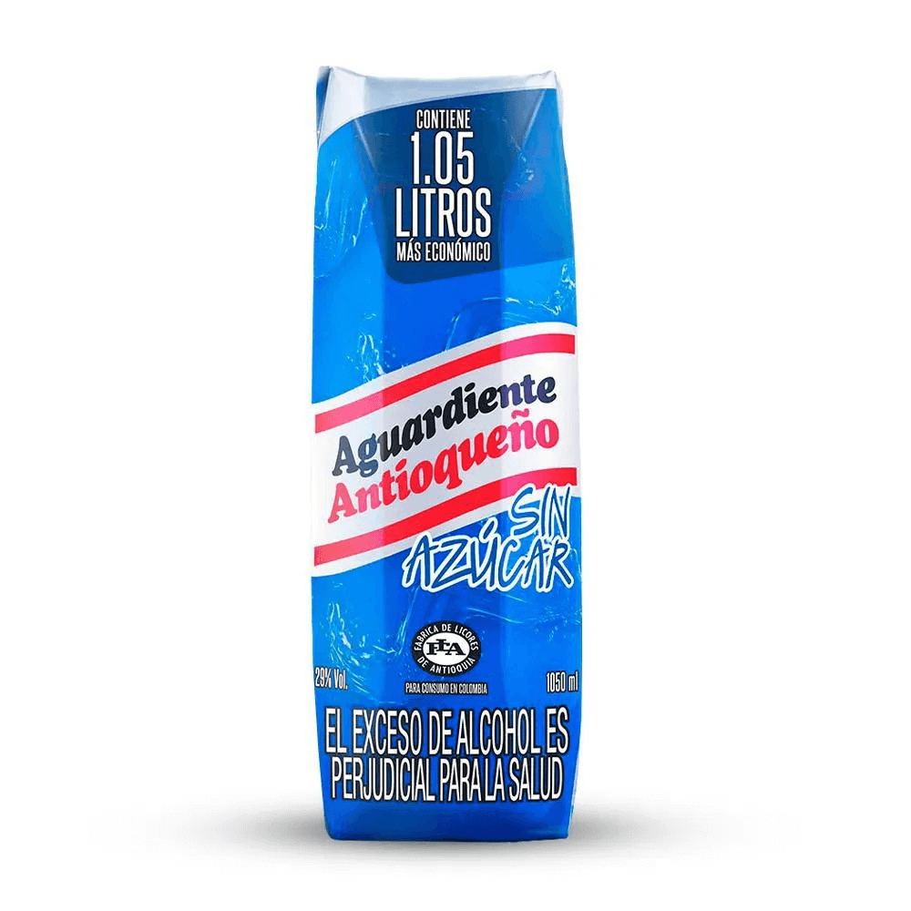 AGUARDIENTE SIN AZUCAR TETRA X 1050 ML