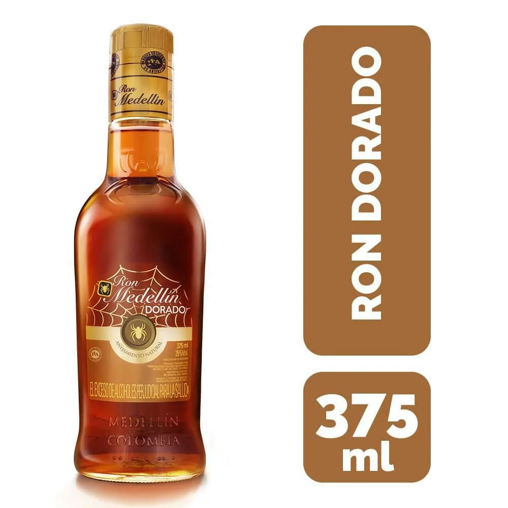 RON MEDELLIN DORADO MEDIA *375ML