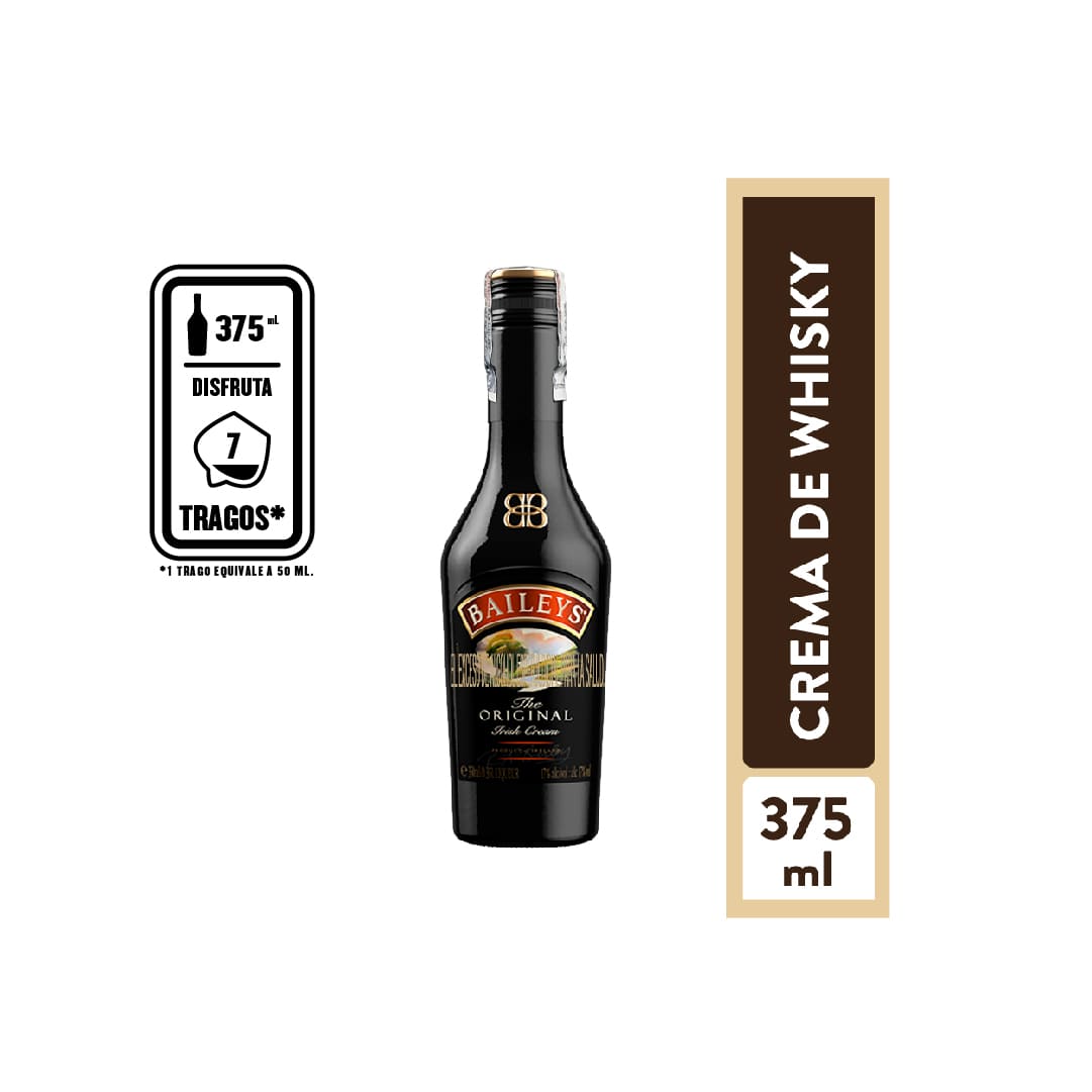 CREMA WHISKY BAILEYS X 375 ML