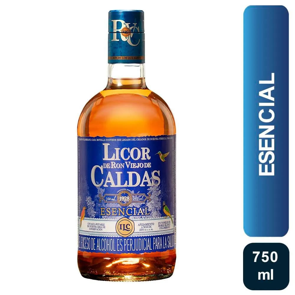 RON VIEJO DE CALDAS ESENCIAL*750ML