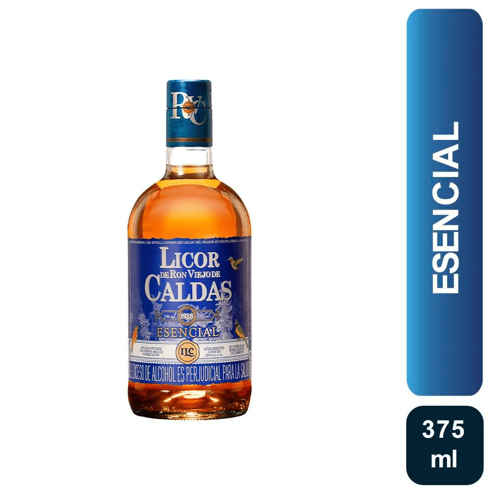 RON VIEJO DE CALDAS ESENCIAL*375ML