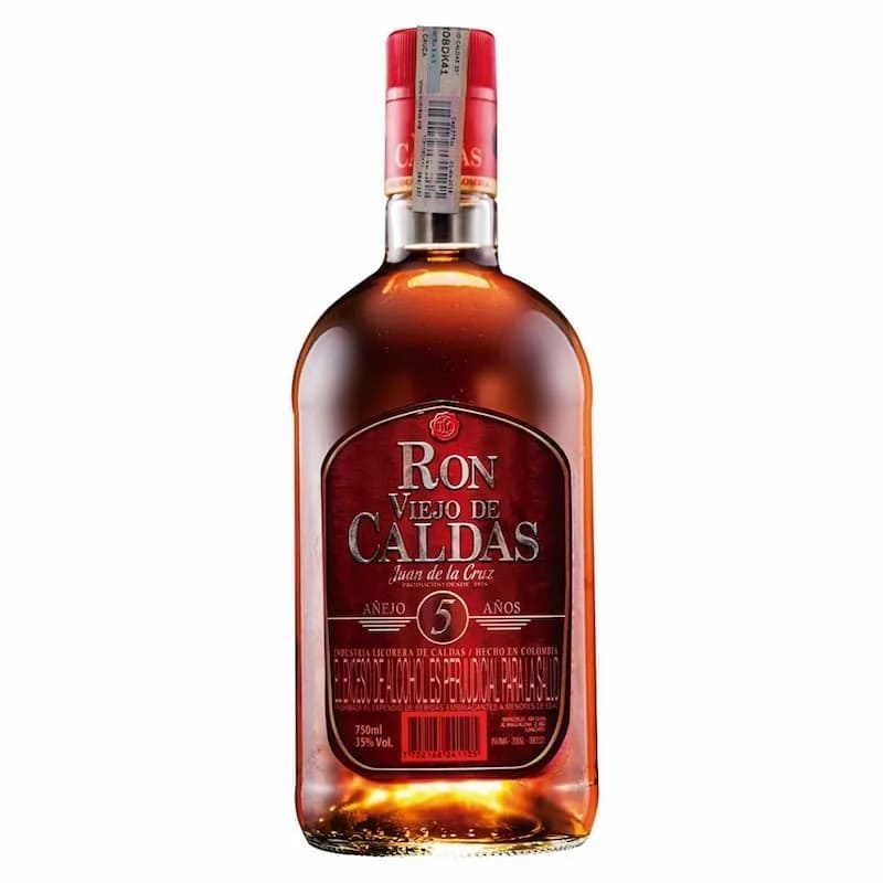 RON VIEJO DE CALDAS 5 AÑOS JUAN DE LA CRUZ*750ML