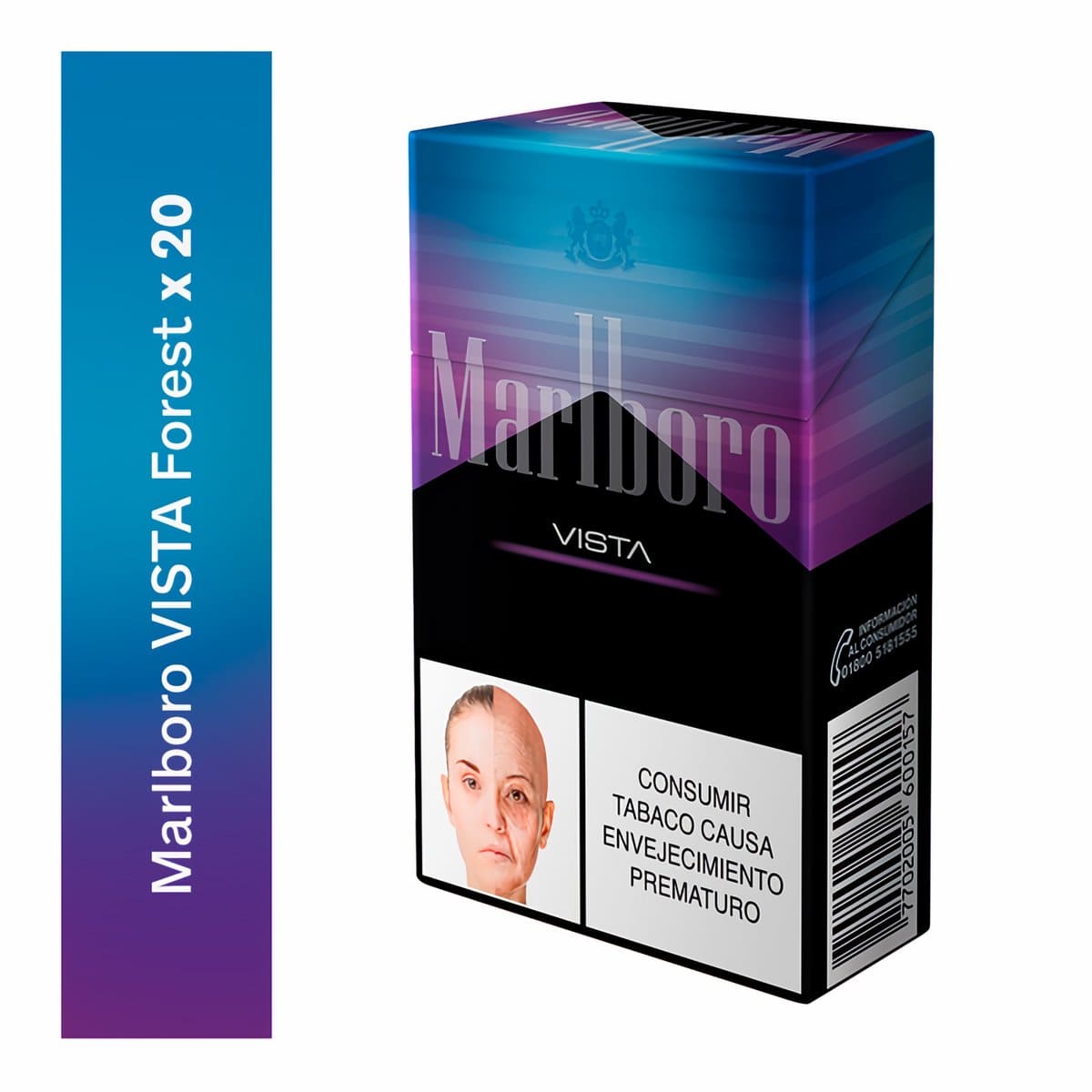 CIGARRILLO MARLBORO FUSION X 20 UND (MORA AZUL)