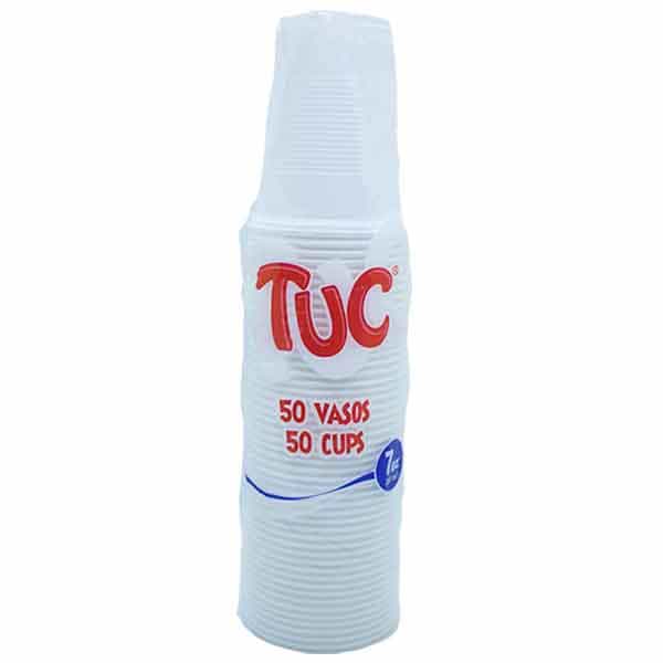 VASOS 7 ONZ TUC BLANCO *50UND