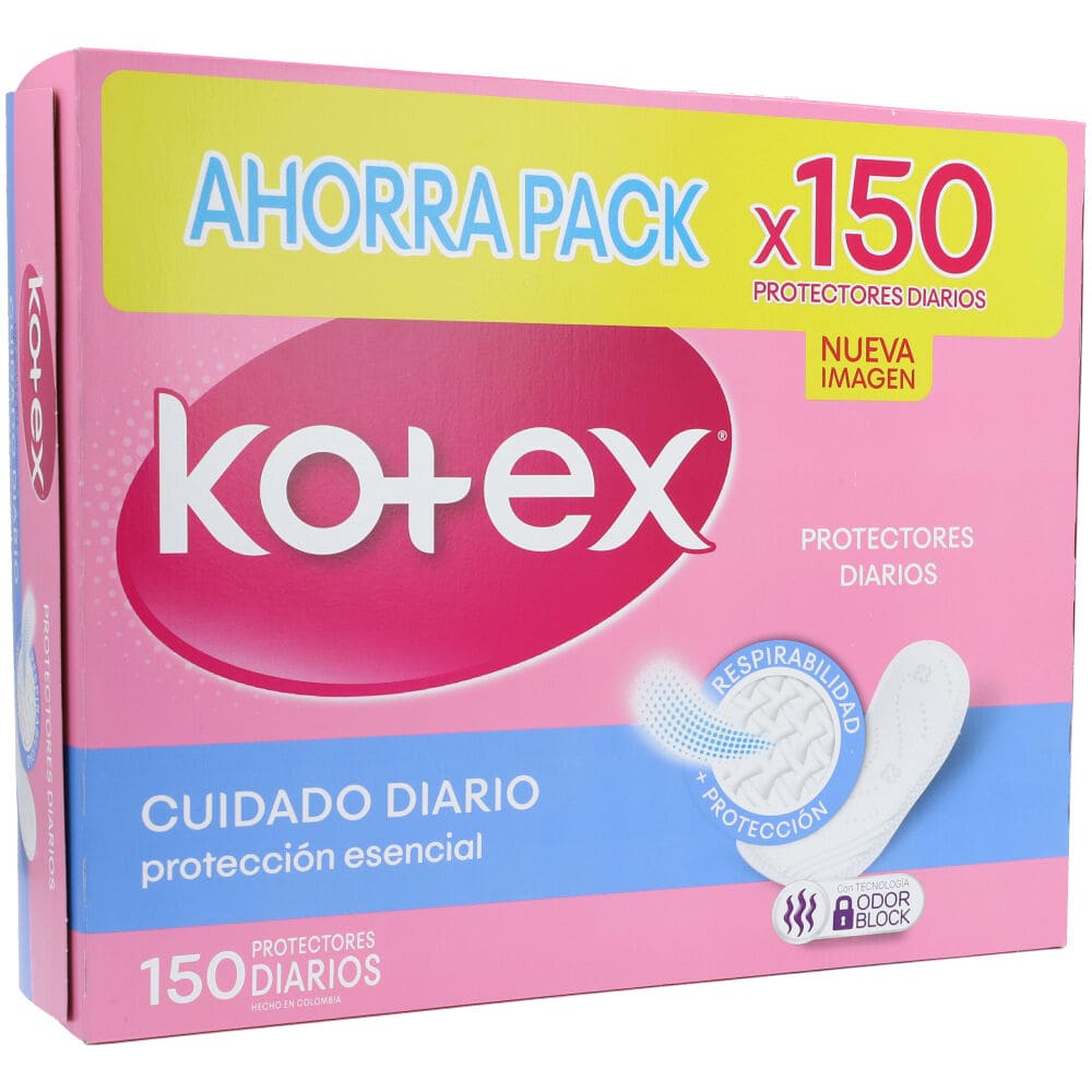 PROTEC KOTEX CUIDA DIARIO*150U