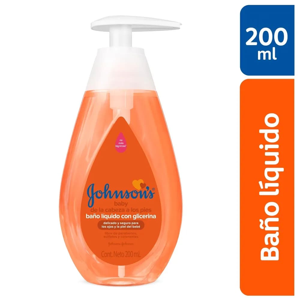 BAÑO LIQ J&J PIES CABEZ*200ML