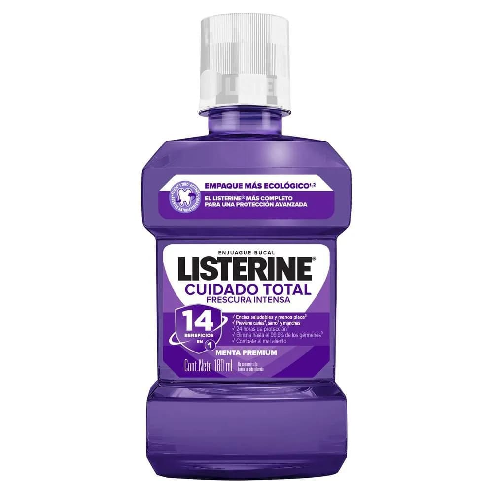 LISTERINE CUIDA TOTAL* 180ML