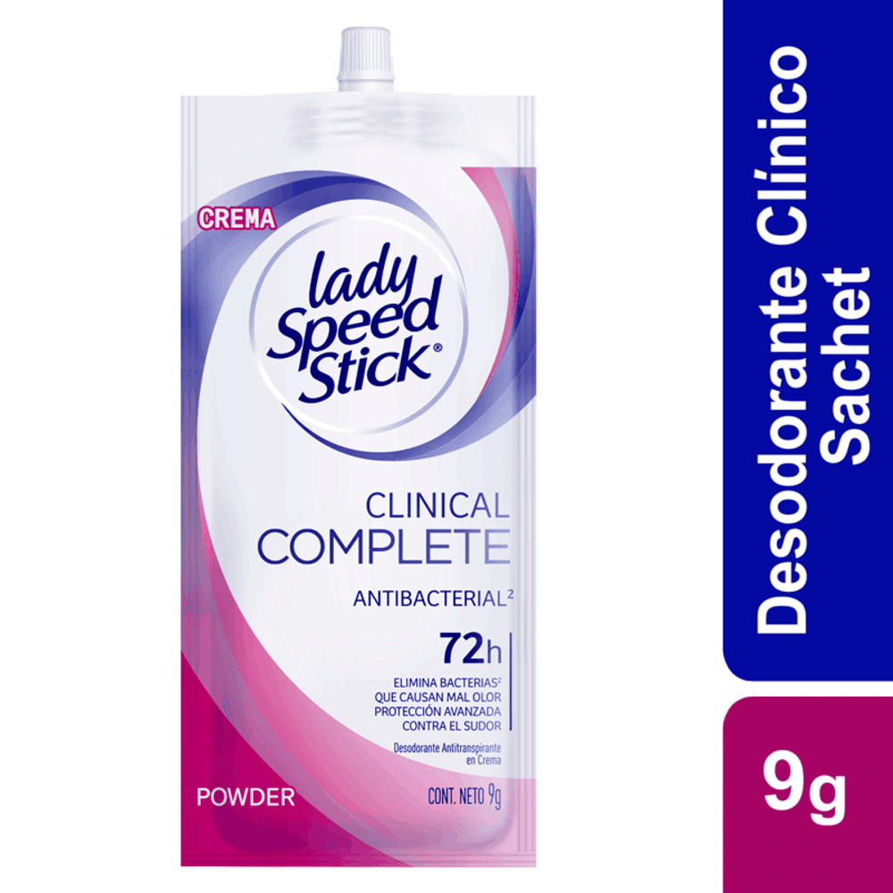 DESODORANTE LADY SPEED GELCLINICAL MUJE X 9 GR