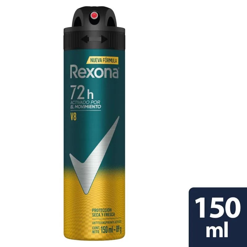 DESODORANTE REXONA AERO MEN V8 X 150 ML
