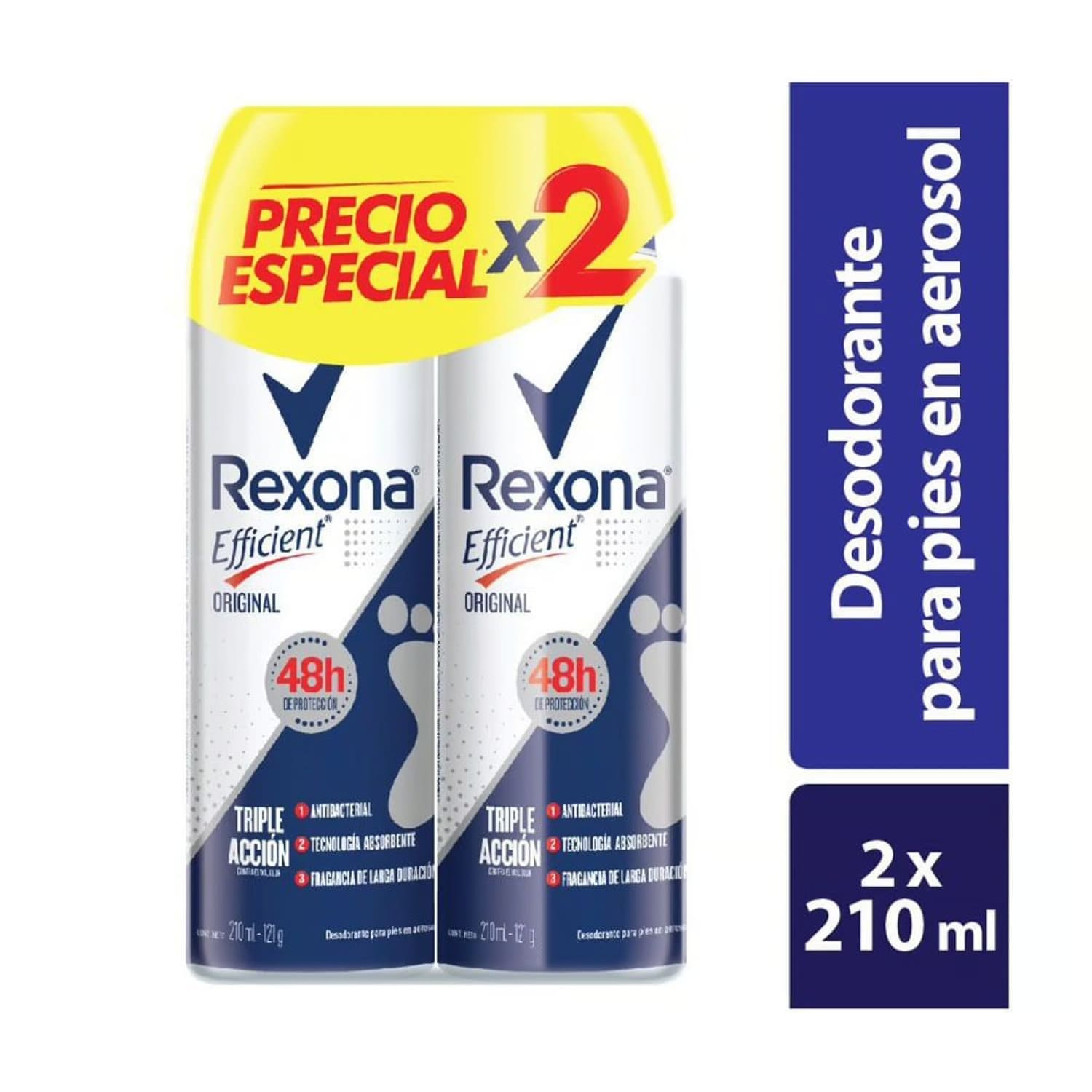 DES REXONA AERO EFFICIE DELIC*210M*2U