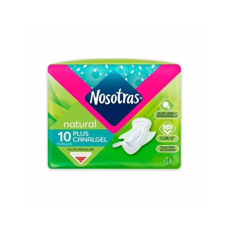 TOALLA NOSOTRAS PLUS GEL 10UN X 10 UNDS