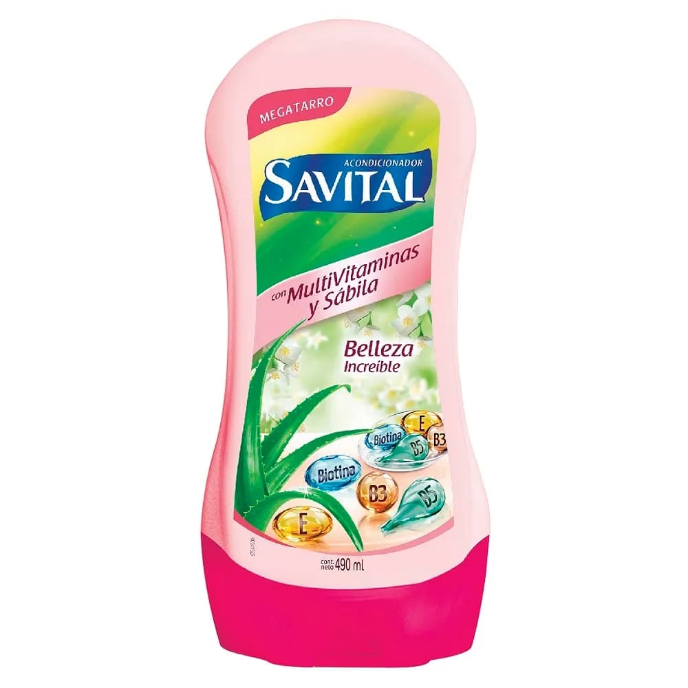 ACONDICIONADOR SAVITAL MULTIVITAMINAS X 490 ML