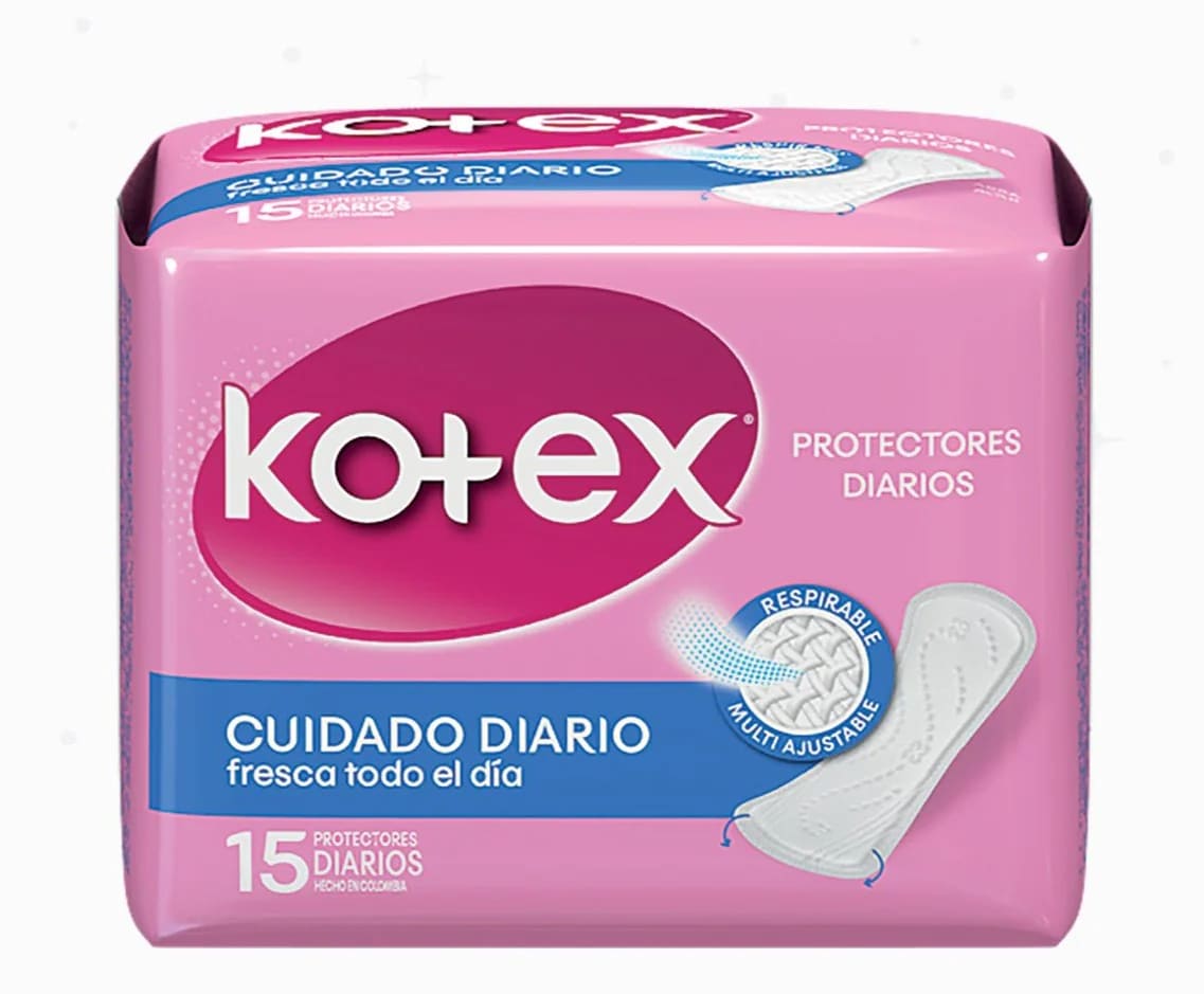 PROTEC KOTEX CUIDA DIARIO*15UNID
