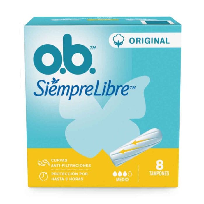 TAMPON OB MEDIO * 8