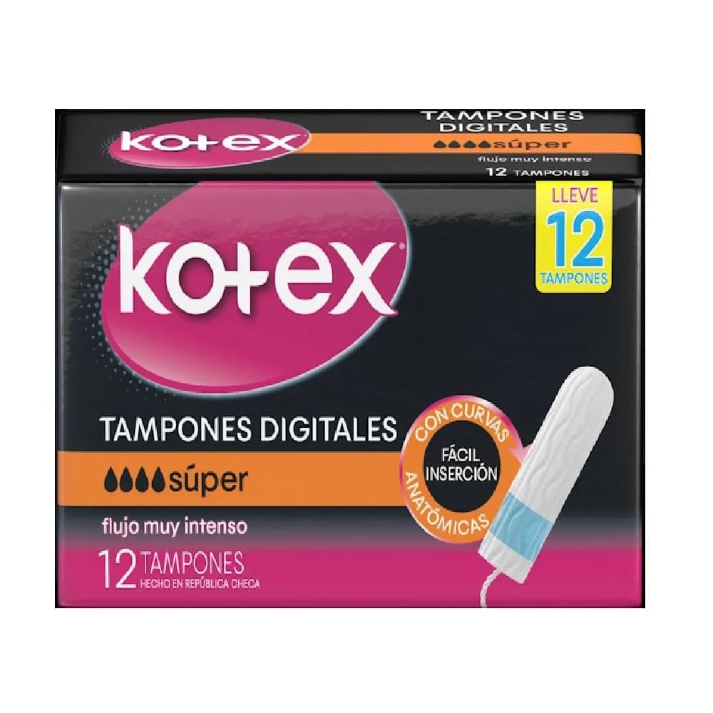 TAMPON KOTEX MEDIO * 12UN