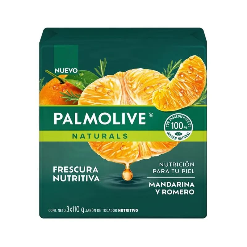 JABON BAÑO PALMO MANDA/ROMERO*3*110G
