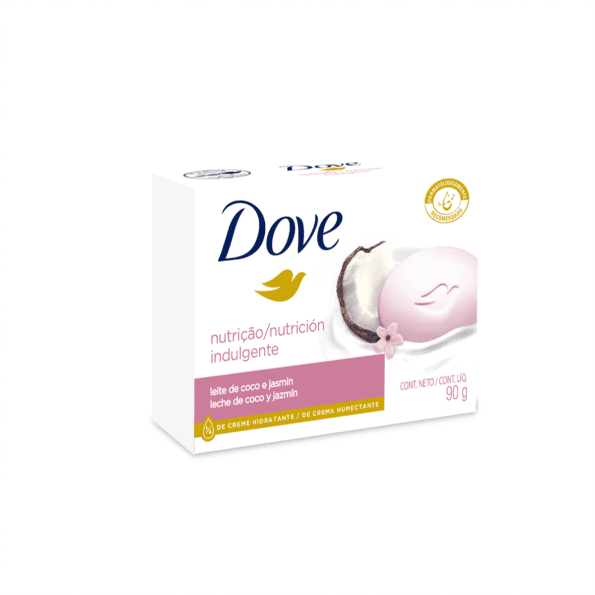 JABON BAÑO DOVE LECHE DE COCO 3 X 90 GR