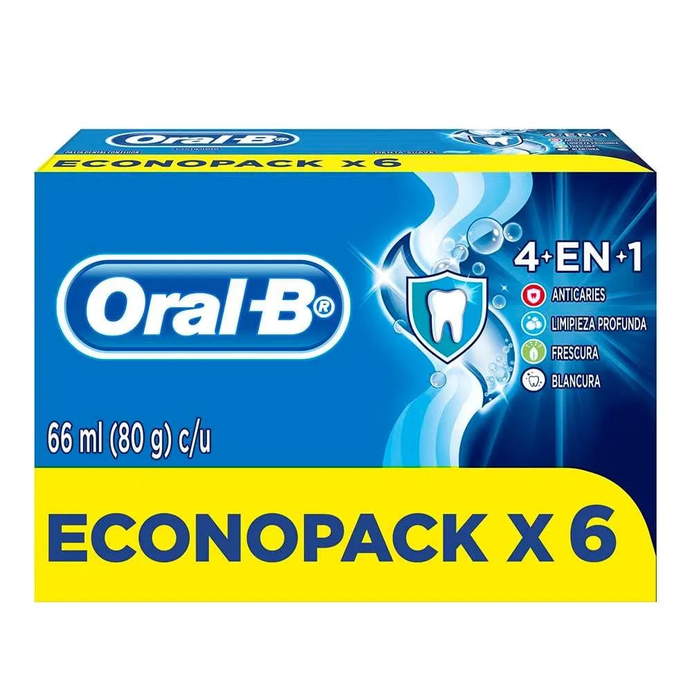 CREMA DENTAL ORAL B 4 EN 1 *80G