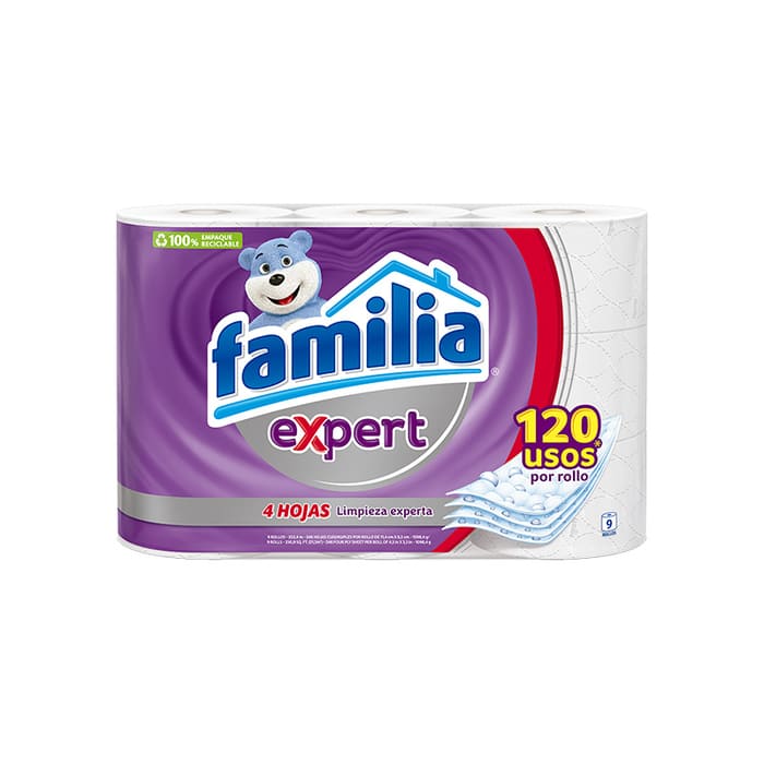 PAPEL HIGIE FLIA EXPERT * 9