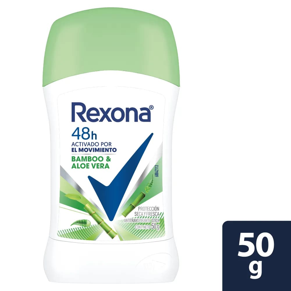 DES REXONA BARRA MUJER BAMBO*50M*2U