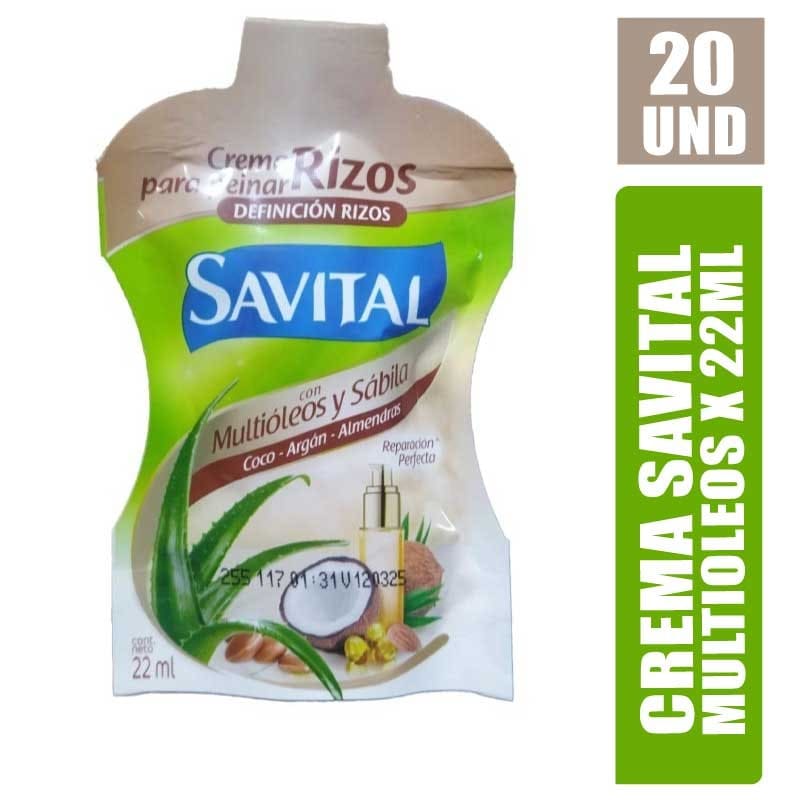 CREMA PEINAR SAVITAL COM HIALUR SABILA X 22 ML