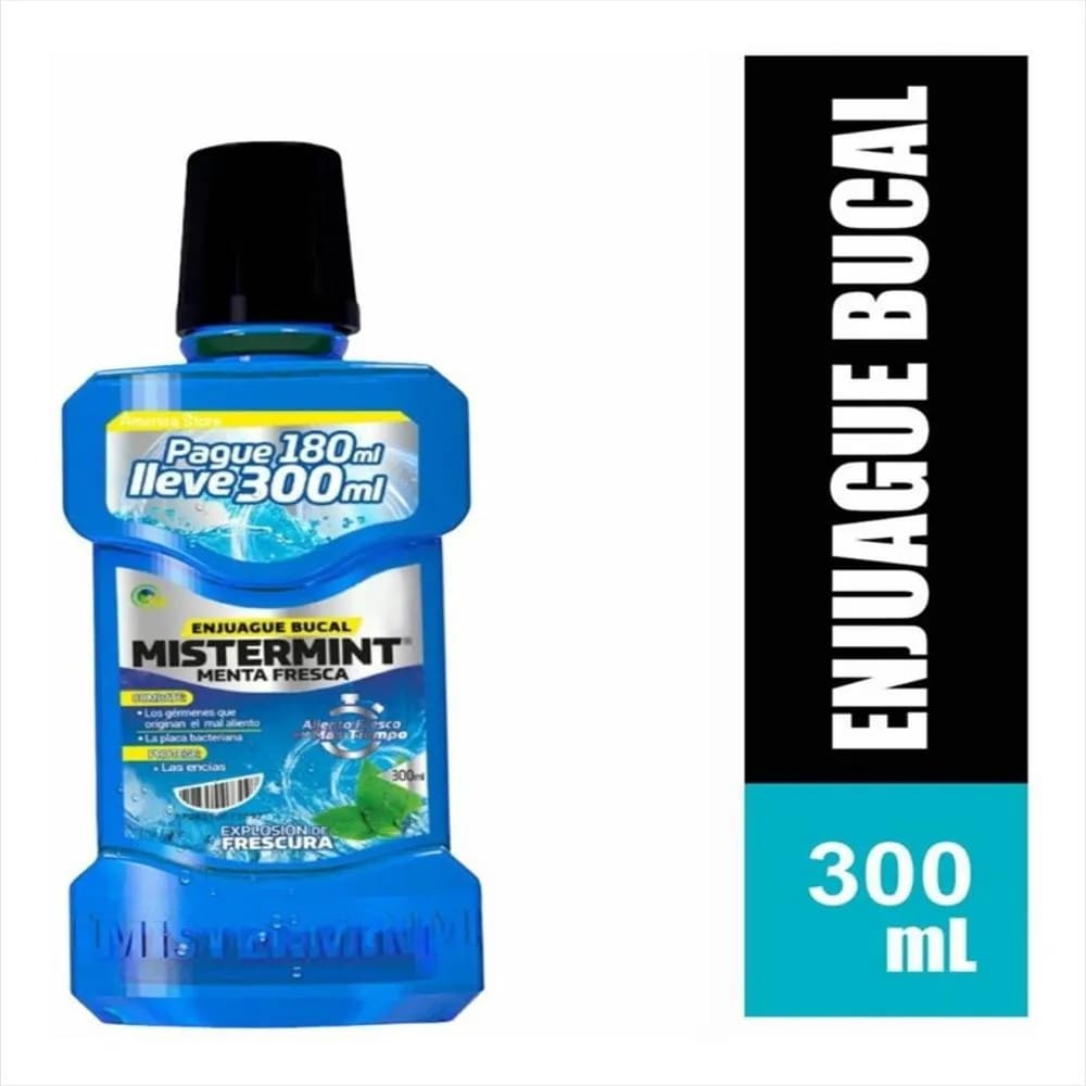 ENJUAGUE BUCAL MISTERMI MEN X 300 ML