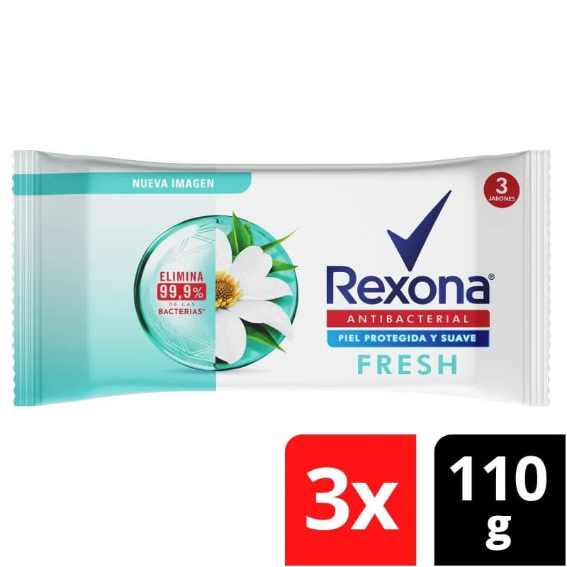 JABON DE BAÑO REXONA ANTI FRESH*3U*110G