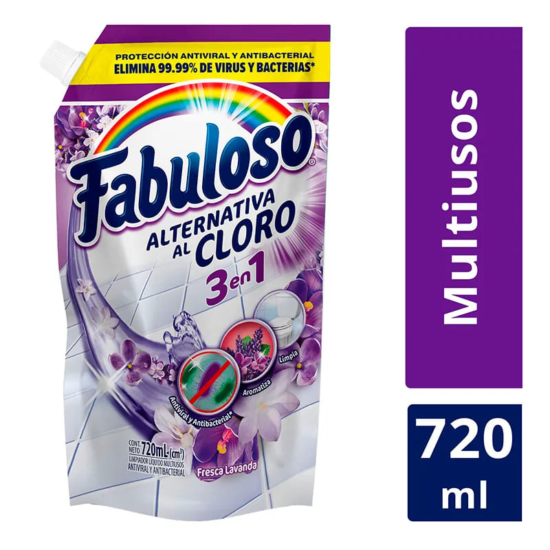 FABULOSO ALTER CLORO LAVAN*720ML