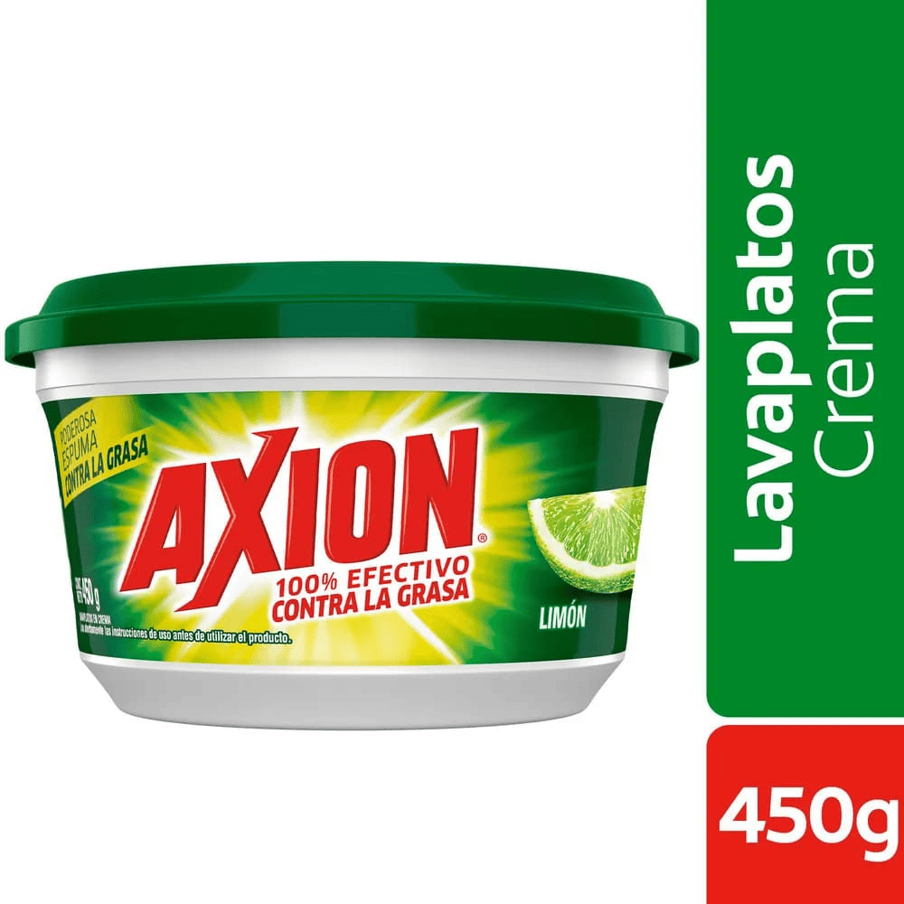LAVAPLATOS AXION CREMA LIMON*450G