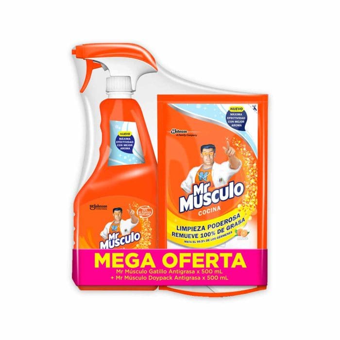MR MUSCULO COCINA*500ML+500ML DP
