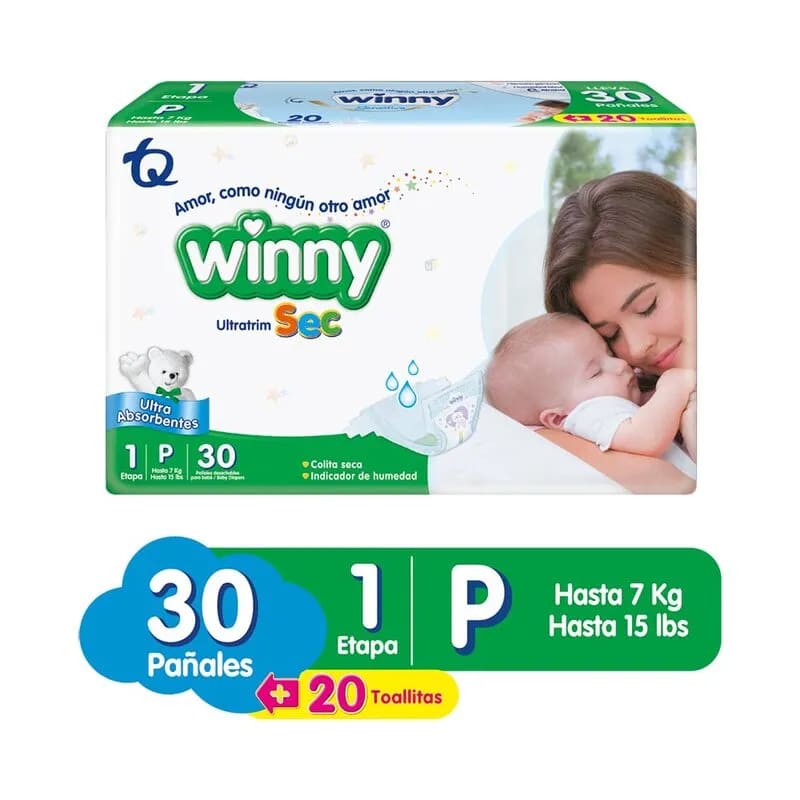 PAÑAL WINNY ULT/SEC ET/1 30